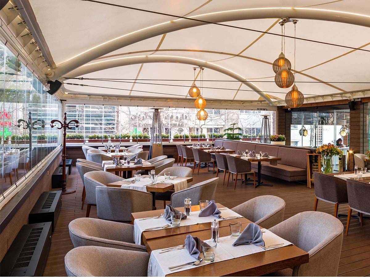 Restaurant tensile Structure